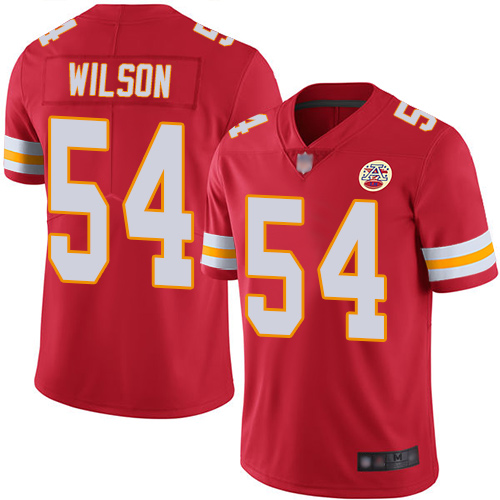 Men Kansas City Chiefs #54 Wilson Damien Red Team Color Vapor Untouchable Limited Player Nike NFL Jersey->nfl t-shirts->Sports Accessory